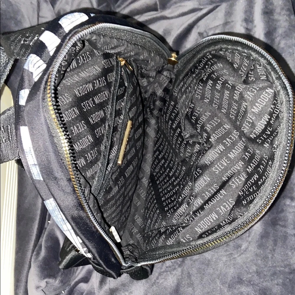 Steve Madden Mini Black Backpack Purse